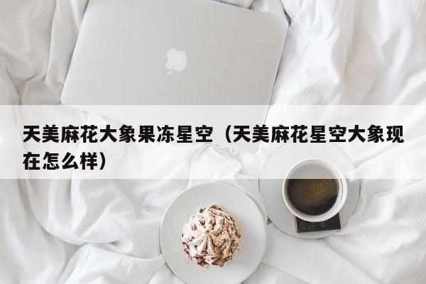 天美麻花大象果冻星空（天美麻花星空大象现在怎么样）